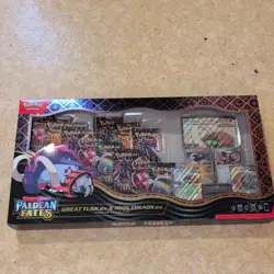 Pokemon TCG PALDEAN FATES Great Tusk Iron Treads Ex Premium Collection ✅ NEW - Image 1