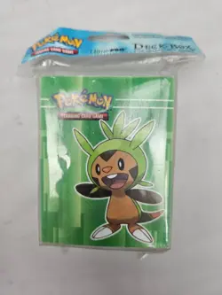 2013 Ultra Pro Pokemon Chespin Deck Box Grass Green NEW Sealed - Image 1