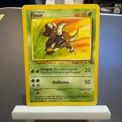 Pokemon Cards: Jungle Rare: Pinsir 25/64 TCG 1999 WOTC Vintage - Image 1