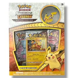 Pokemon TCG: Shining Legends Pikachu Pin Collection Box - Brand New; Sealed - Image 1