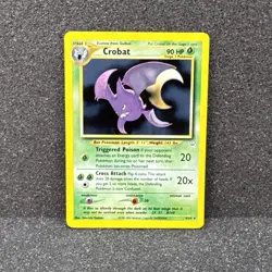 Vintage WOTC Pokemon Crobat 4/64 Neo Revelation Unlimited Holo Rare NM - Image 1