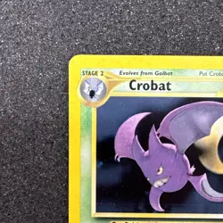 Vintage WOTC Pokemon Crobat 4/64 Neo Revelation Unlimited Holo Rare NM - Image 4