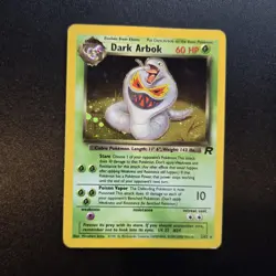 Pokemon Card - Dark Arbok 2/82 Holo Rare Team Rocket Set WOTC - Image 1