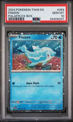 Finizen - PSA 10 - Cosmos Holo - Twilight Masquerade ex Box Promo Pokemon Card - Image 1