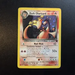 Pokemon Card - Dark Charizard 4/82 Holo Rare Team Rocket Set WOTC - Image 1