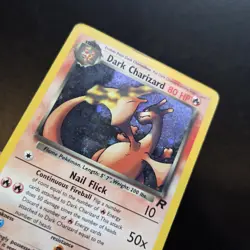 Pokemon Card - Dark Charizard 4/82 Holo Rare Team Rocket Set WOTC - Image 2