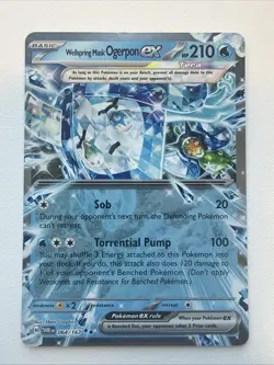 Wellspring Mask Ogerpon EX Pokemon TCG Twilight Masquerade 064/167 - Image 1