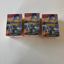 Pokemon TCG Surging Sparks Booster Bundle FACTORY SEALED SET! “Lot Of 3” - Image 1