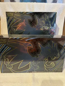 2 Pokemon Mega Charizard X ex Ultra Premium Collection Box Sealed UPC NEW SEALED - Image 1