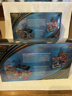 2 Pokemon Mega Charizard X ex Ultra Premium Collection Box Sealed UPC NEW SEALED - Image 2