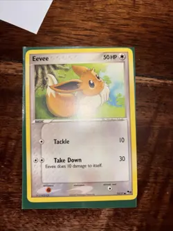 Pokemon TCG Eevee 13/17 Pop Series 3 2006 LP Non-Holo Common - Image 1