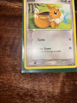 Pokemon TCG Eevee 13/17 Pop Series 3 2006 LP Non-Holo Common - Image 2