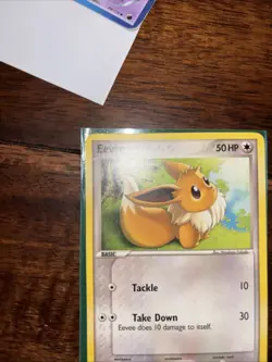 Pokemon TCG Eevee 13/17 Pop Series 3 2006 LP Non-Holo Common - Image 3