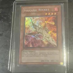 Volcanic Rocket FOTB-EN000 Secret Rare 1st Edition Yugioh Ships Same Day - Image 1