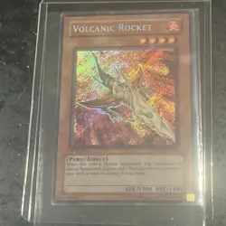 Volcanic Rocket FOTB-EN000 Secret Rare 1st Edition Yugioh Ships Same Day - Image 2