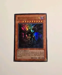 Red-Eyes Darkness Dragon SD1-EN001 Dragon's Roar Ultra Rare 1st Edition LP - Image 1
