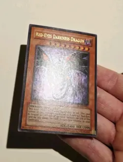 Red-Eyes Darkness Dragon SD1-EN001 Dragon's Roar Ultra Rare 1st Edition LP - Image 4