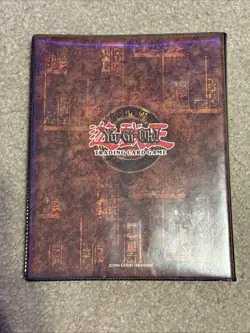 Vintage 1996 Kazuki Takahashi Yu-Gi-Oh Card Binder Yugioh with Sleeves-w/8 Cards - Image 3