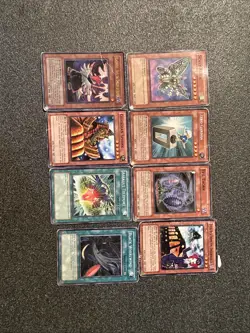 Vintage 1996 Kazuki Takahashi Yu-Gi-Oh Card Binder Yugioh with Sleeves-w/8 Cards - Image 4