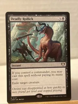 Deadly Rollick Near Mint, English Commander Masters MTG Magic - Image 1