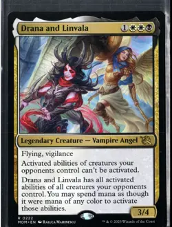 2023 March of the Machine Drana and Linvala Rare #222 - Image 1