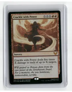 Crackle with Power - Strixhaven: School of Mages FOIL - Image 1