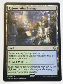 MTG Rejuvenating Springs NM Commander Legends Regular Magic The Gathering - Image 1