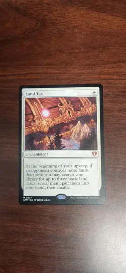 MTG Land Tax Commander Masters M/NM - Image 1