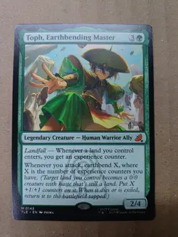 Toph, Earthbending Master TLE #145 Non-Foil Standard Art NM MTG - Image 1
