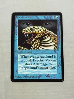 MTG Psychic Venom Alpha Magic the Gathering - Image 1