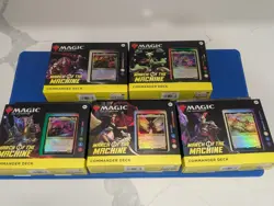 Magic the gathering MTG March of the Machine Commander Deck Complete Set lot #2 - Image 1