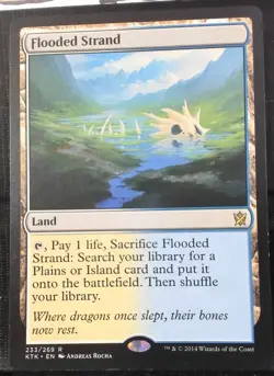 Flooded Strand regular 233 Khans NM/LP - Image 1