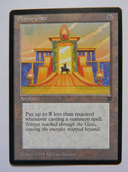 PLANAR GATE : LEGENDS : MTG : 1994 : NEAR MINT : SEE PHOTO'S - Image 1