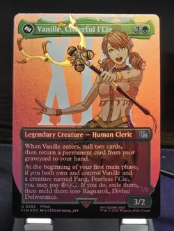 MTG - Vanille, Cheerful l'Cie (Borderless) Uncommon Foil - FINAL FANTASY (FIN) - Image 1