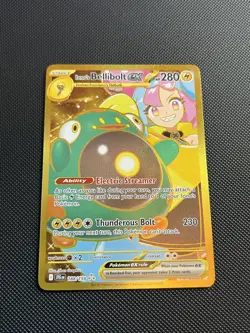 Pokemon Card - Iono's Bellibolt EX 188/159 - Journey Together - Hyper Rare - Image 1