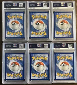 Pokemon PIKACHU Full Art Holo Celebrations #005 ENG 6-Cards ~ PSA 9 (x6) - Image 2