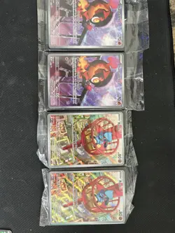 Pokemon TCG 4 Sealed Cards Charcadet & Riolu English Regular Finish - Image 1