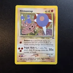 Pokemon Card - Hitmontop 3/75 Neo Discovery Holo Rare WOTC - Image 1