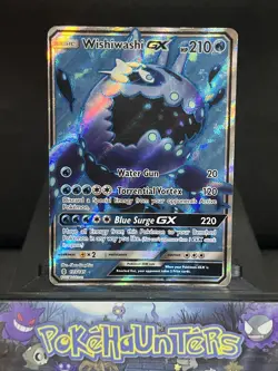 Pokemon Card Wishiwashi GX 133/145 Guardians Rising Full Art Rare Played - Image 1