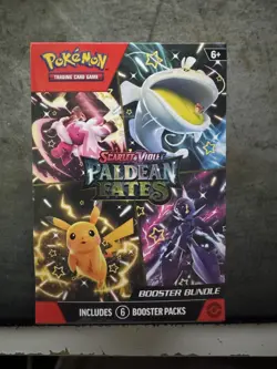 Pokemon Scarlet & Violet Sealed Paldean Fates Booster Bundle Box - Image 1