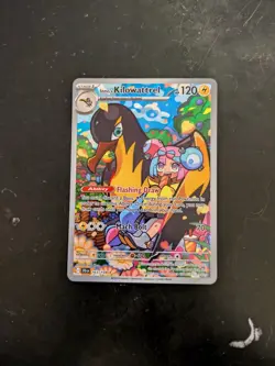 Full Art Iono's Kilowattrel EX Pokemon Card (Journey Together Set, 163/159, NM) - Image 1