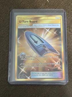 U-Turn Board (Secret) Secret Rare SM - Unified Minds 255/236 NM Pokemon - Image 1