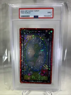 Metazoo Tarot Holo The World Psa 9 Target Exclusive Pokemon - Image 1