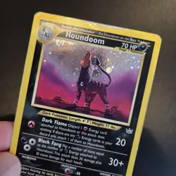 Pokemon Card - Houndoom 8/64 Neo Revelation Holo Rare WOTC - Image 3