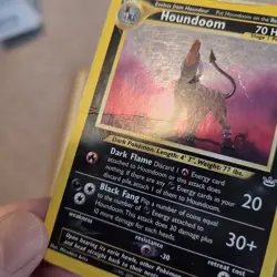 Pokemon Card - Houndoom 8/64 Neo Revelation Holo Rare WOTC - Image 4