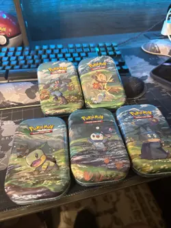 Pokemon TCG: Sinnoh Stars Mini Tin - Full Set of 5 Tins - BRAND NEW SEALED - Image 1