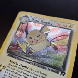 Pokemon Card - Dark Raichu 83/82 Holo Rare Team Rocket Set WOTC Secret Rare - Image 2