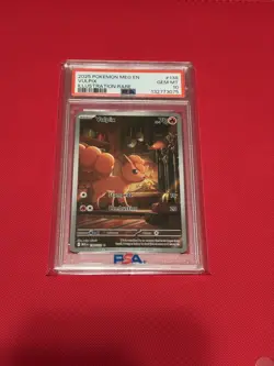 2025 POKEMON MEG EN-MEGA EVOLUTION ILLUSTRATION RARE #138 VULPIX PSA 10 - Image 1