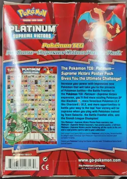 2009 POKEMON SUPREME VICTORS POSTER PACK FACTORY SEALED/NEW - Image 3