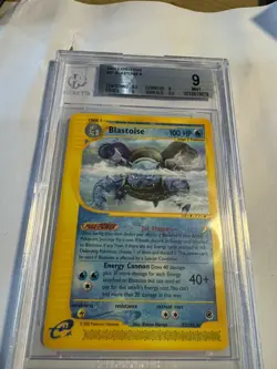 2002 POKEMON EXPEDITION BLASTOISE #37 BGS 9 MINT - Image 2